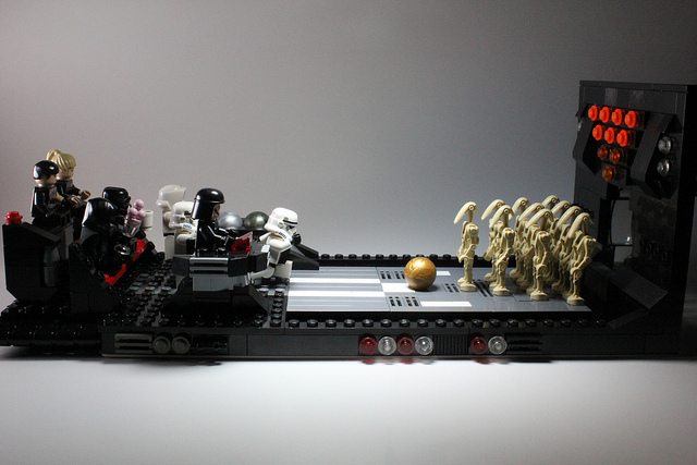 MOC Death Star Bowling by distortme