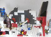 Samurai diorama by Peanuts