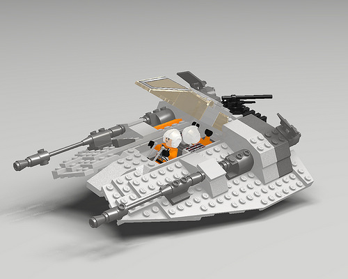 Incom T 47 Snowspeeder, By rx79gez8gundam