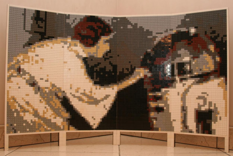 Leia R2 D2 Mosaic, By DanSto