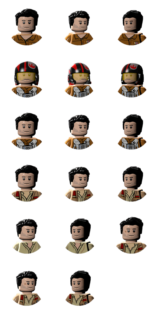 PC Computer - LEGO Star Wars The Force Awakens - Character Icons Poe Dameron.png