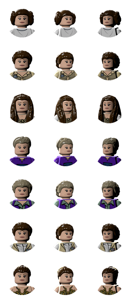 PC Computer - LEGO Star Wars The Force Awakens - Character Icons Princess Leia.png