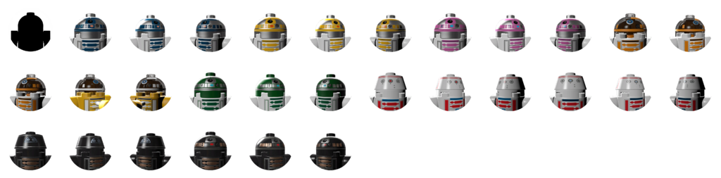 PC Computer - LEGO Star Wars The Force Awakens - Character Icons R-Series Astromechs.png