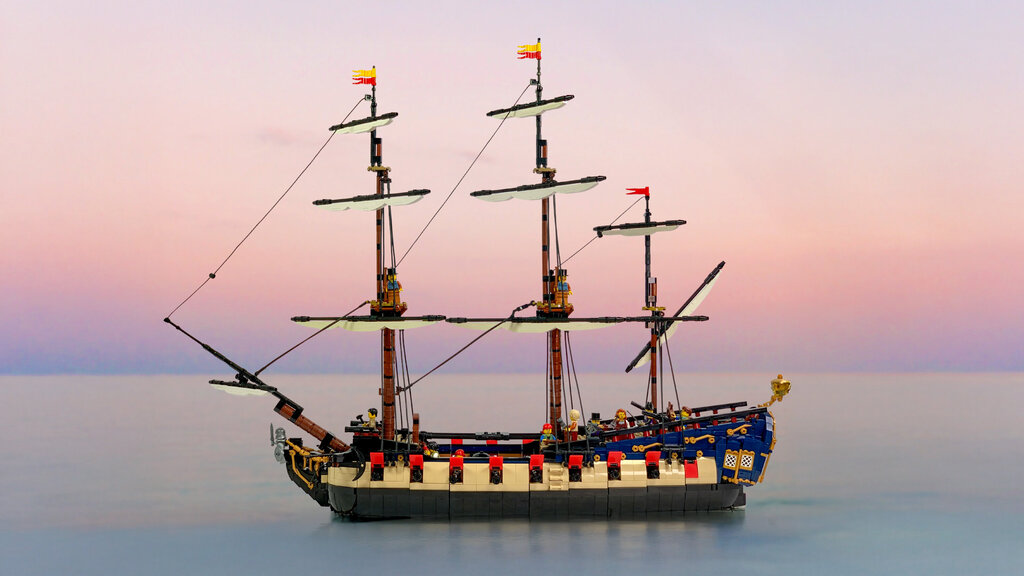 Privateer Frigate Fortuna - Brick Perfection - Series6.jpg