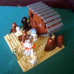 Sandcrawler Scene by Skafte