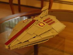 Acclamator-Class Assault Ship by Tricky-Brick