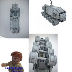 Midi-Scale Clone Turbo Tank and, Midi-Scale Separitist Landing Craft by Masked Builder