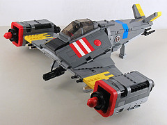 [MOC] My mysterious bounty hunter and his ship by Lars