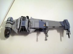 Deconstructed B-Wing starfighter by RenegadeClone