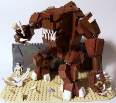 Luke VS the Rancor by Moodswim