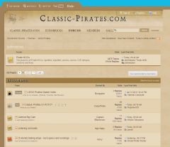 LEGO Pirates Forum in IE6