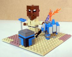 Mace Windu kills Jango Fett, by Artizan