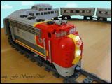 Santa Fe Super Chief + 4 Cars