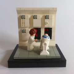 Leia and R2-D2, by konze.jpg