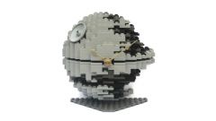 Death Star II wall:desk clock sculpture, by WWWally.jpg