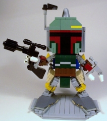 Chibi Boba Fett V2, By Moodswim
