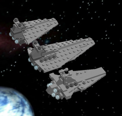 Mini Venator And ISD For 10221 Super Star Destoryer