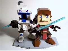 Chibi Anakin And Rex, by M00DSWIM