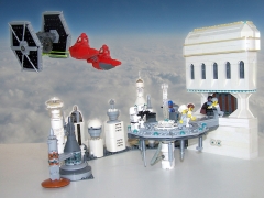 Dogfight over The Cloud City, By Artizan