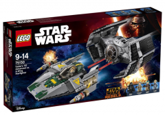 75150 Vader's TIE Advanced vs. A-wing Fighter