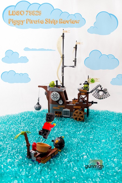 LEGO Piggy Pirate Ship Set 75825 Instructions