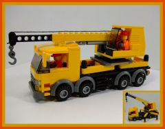 Yellow Crane Truck