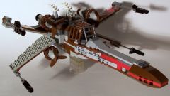 Steampunk X-Wing Fighter by Moodswim