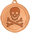 Pirate Tags - Bronze Medallion