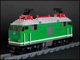 6-Wide Green PF Locomotive