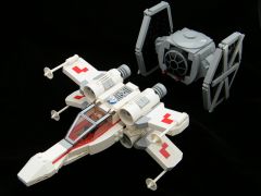 X-wing and TIE Fighter, by DarthNick.jpg