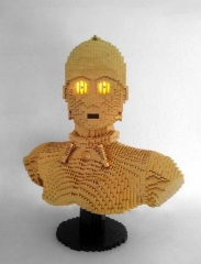 UCS LEGO C 3PO Bust, By Joris Blok
