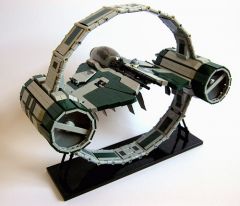 Anakin's Jedi Interceptor with Hyperspace Ring, By Swan Dutchman