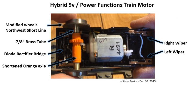 DIY Hybrid 9v / Power Functions Train Motor - LEGO Train Tech Eurobricks Forums